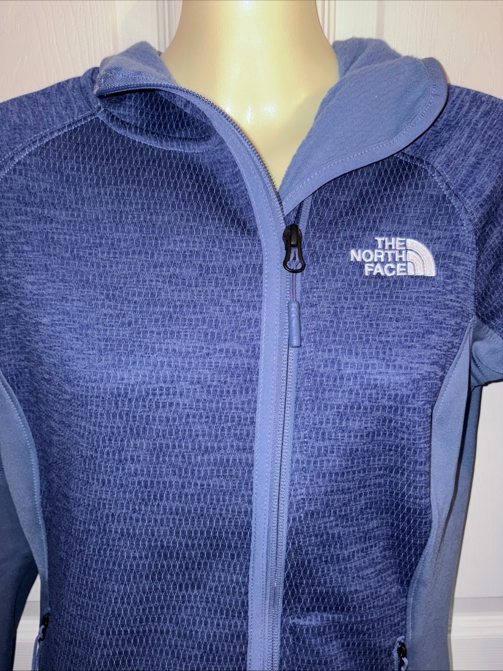 The North Face Women's Navy and Slate Blue Full-Zip Hooded Jacket - Picture 6 of 12